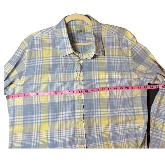 ๐ J.Crew Madras Plaid Perfection โ Size XL โ Classic Cool Vibes ๐ - Picture 4 of 6